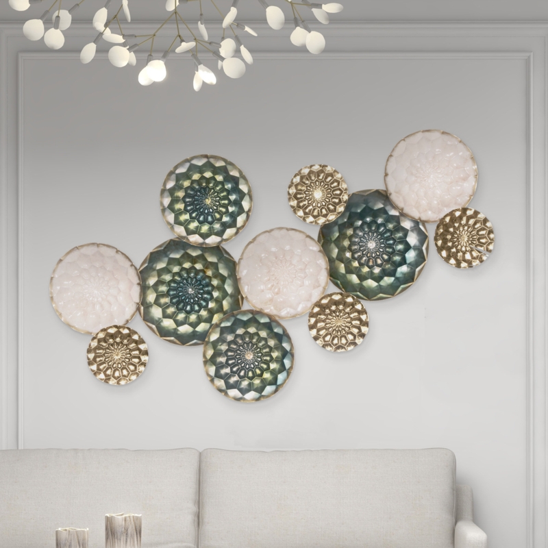 Handmade Modern Abstract Wall Decor on Metal