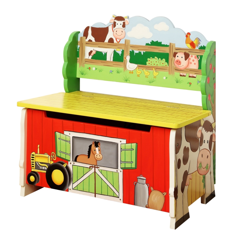 Happy Farm Kids 13'' Bench and Ottoman