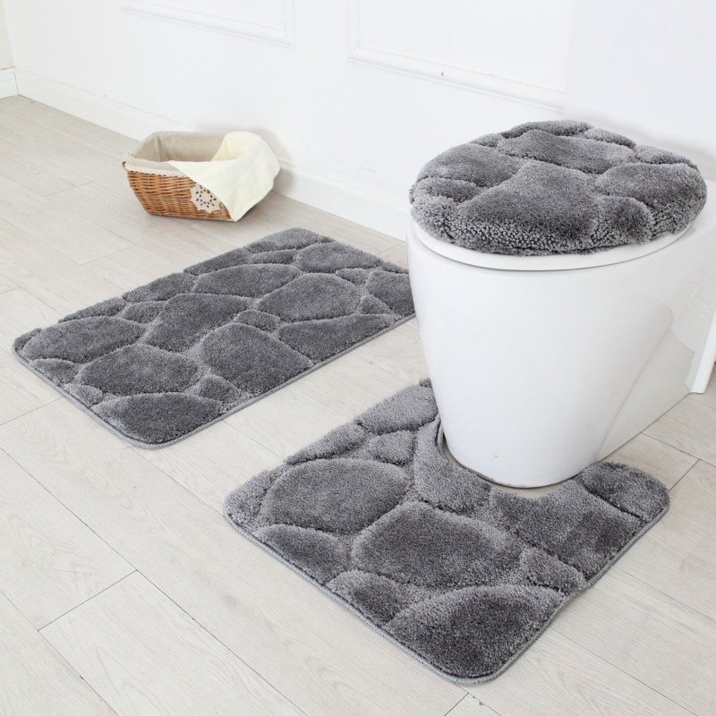 Hardcastle Bath Rug - Contour Mat - Lid Cover