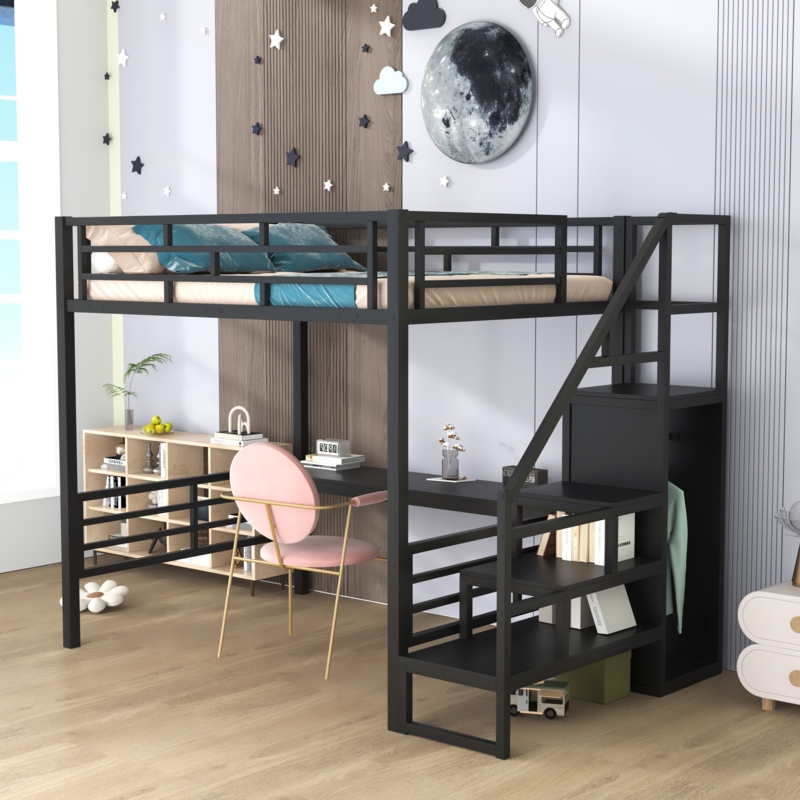 Hayli Kids Full Loft Bed