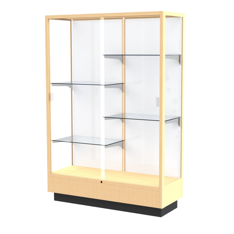 Heritage Series 70'' H x 48'' W Wood Trophy Display Case