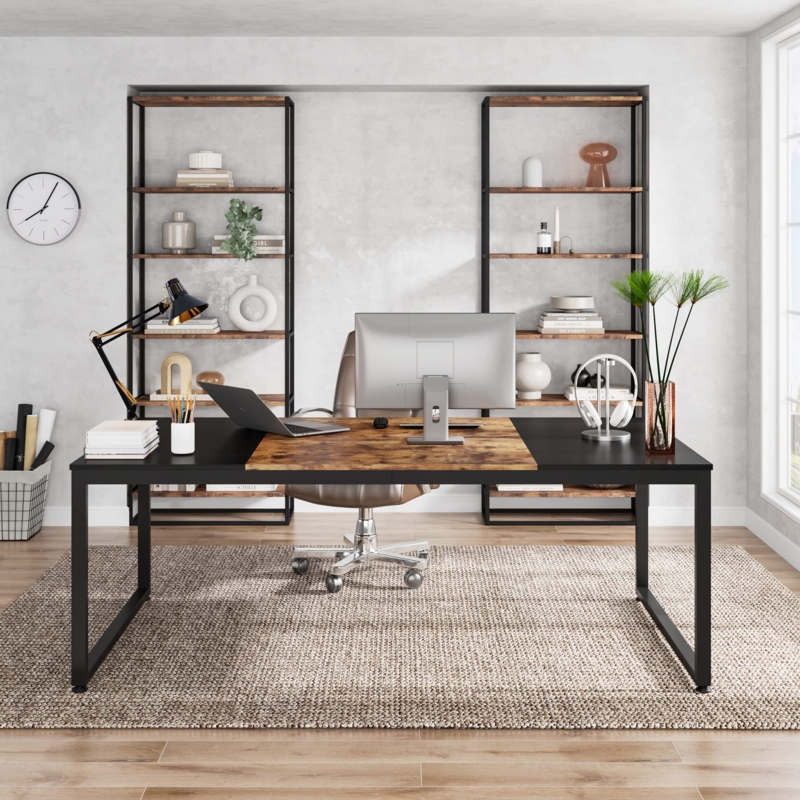 Hydle Metal Base Computer Desk