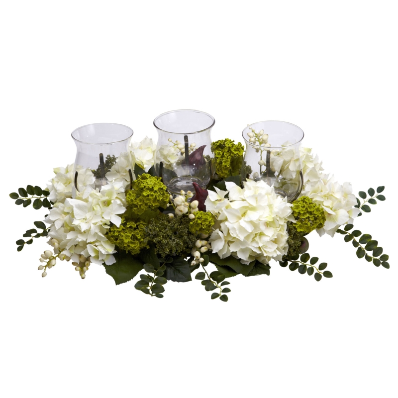 Hydrangea Candelabrum Arrangement in Free-Standing