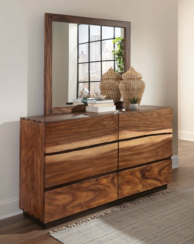 Ignasas 6 - Drawer Dresser with Mirror