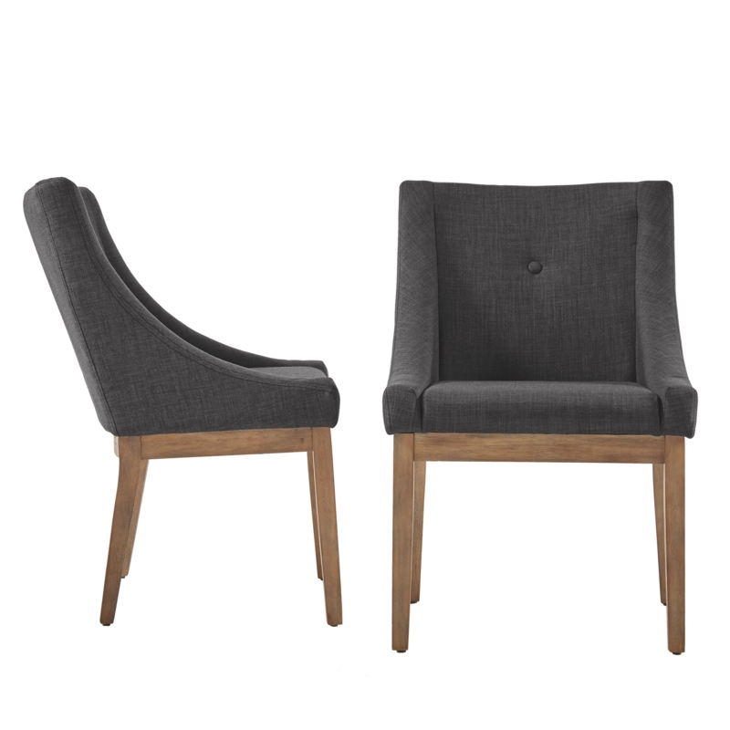 Irving Place Tufted Linen Upholstered Side Chair