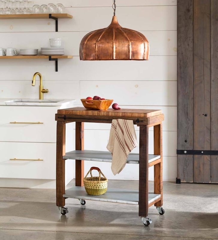 Johnathon Wood Kitchen Island