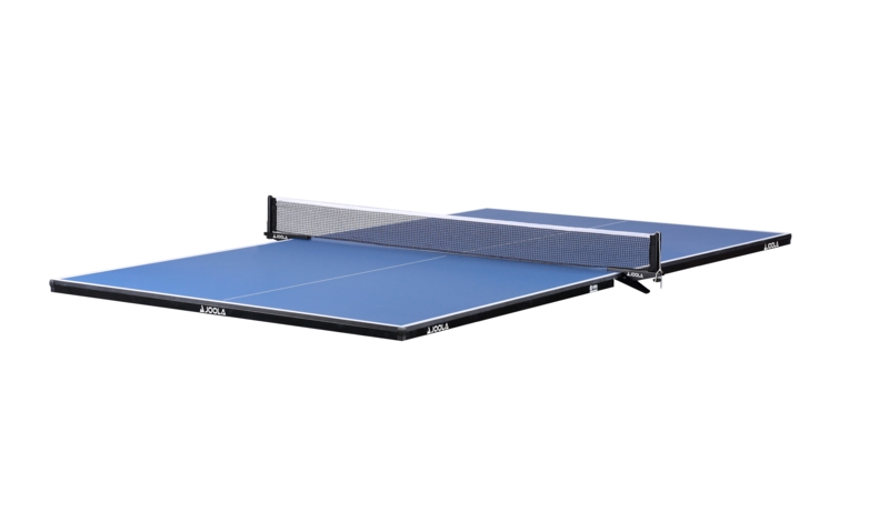 JOOLA Table Tennis Conversion Top - Full Sized MDF Ping Pong Table Top for Pool Tables and Billiards with Foam Backing and Net Set