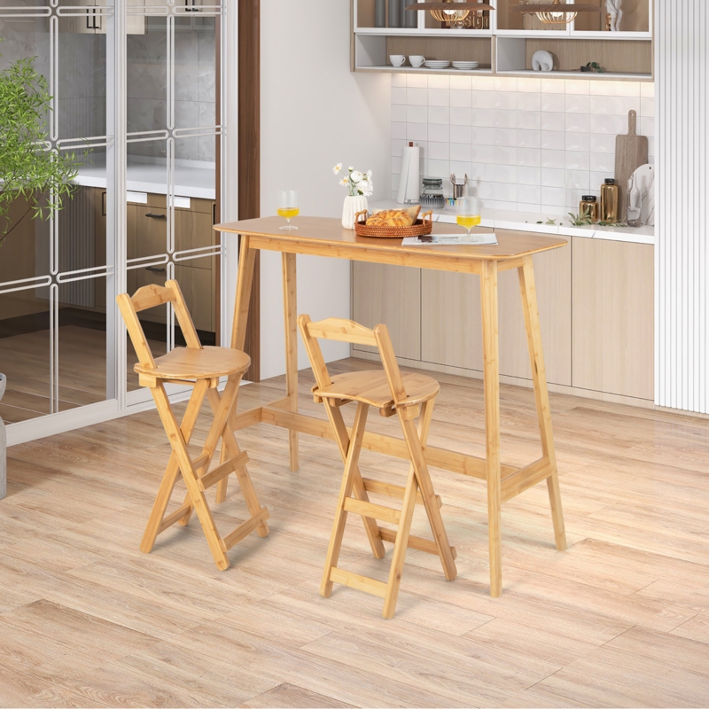 Juro Solid Wood 24'' Counter Stool