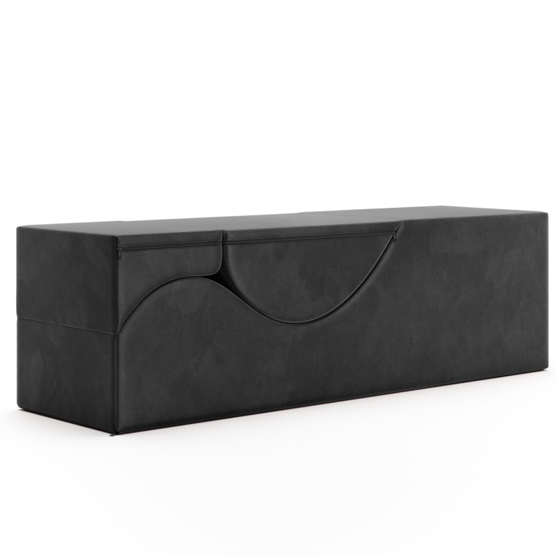 Black Velvet Chaise Lounge