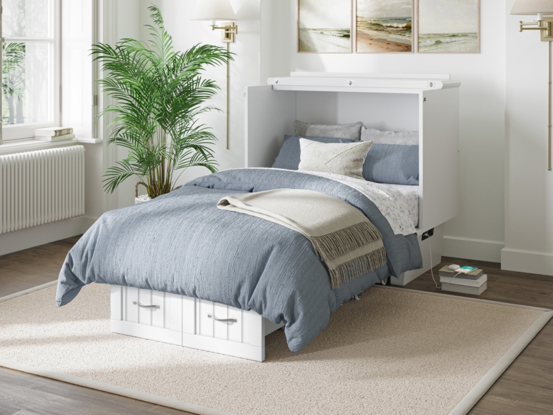 Kindig Solid Wood Murphy Storage Bed