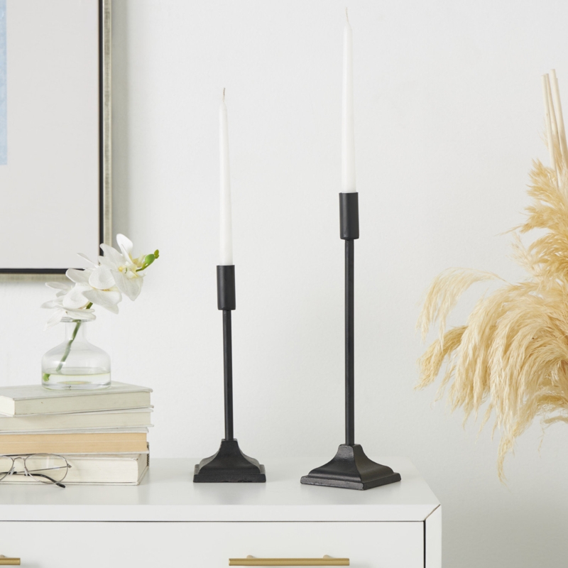 Laqueita 15.4'' H Iron Tabletop Candlestick