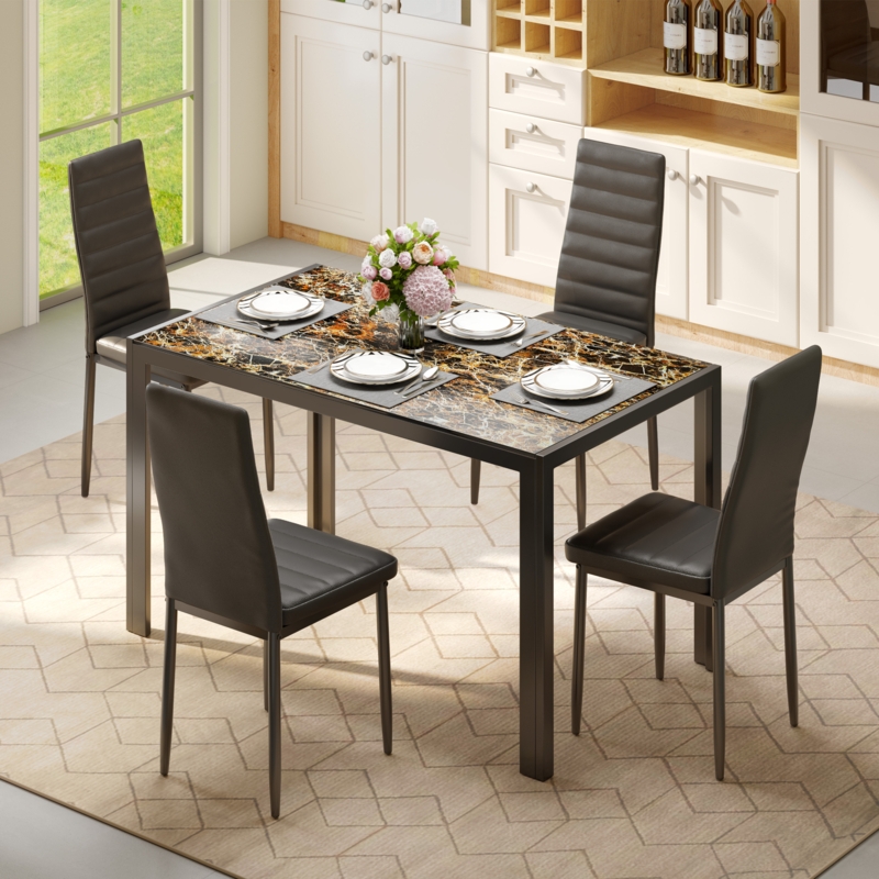 Latoyta 4 - Person Dining Set