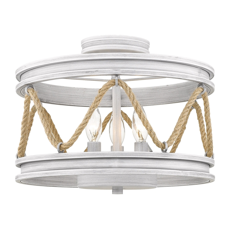 Laufer 3 -Light 14.75" Semi Flush Mount
