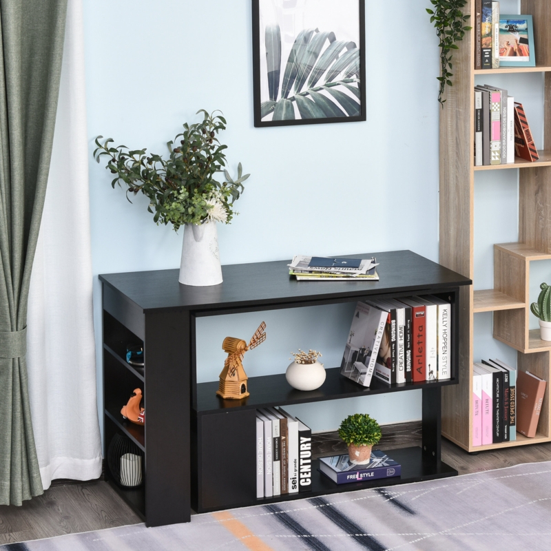 Lengby L-Shape Credenza Desk