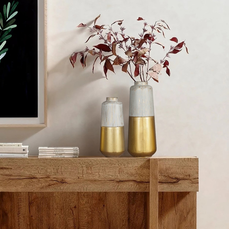Lenoire Handmade Metal Table Vase