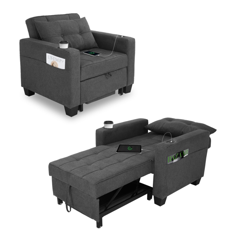 LeRay Upholstered Chaise Lounge