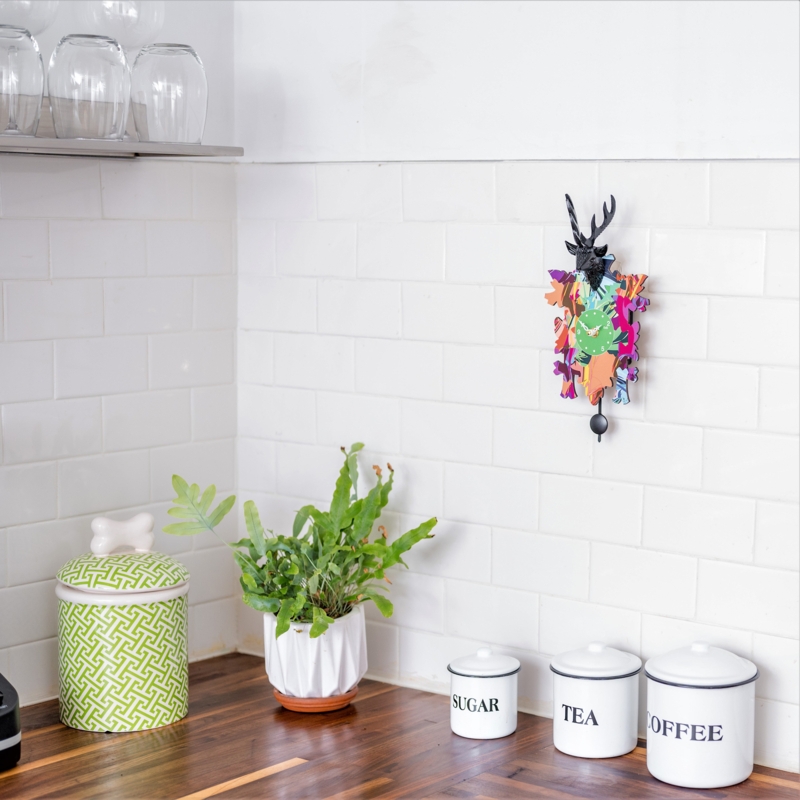 Lise Wood Wall Clock