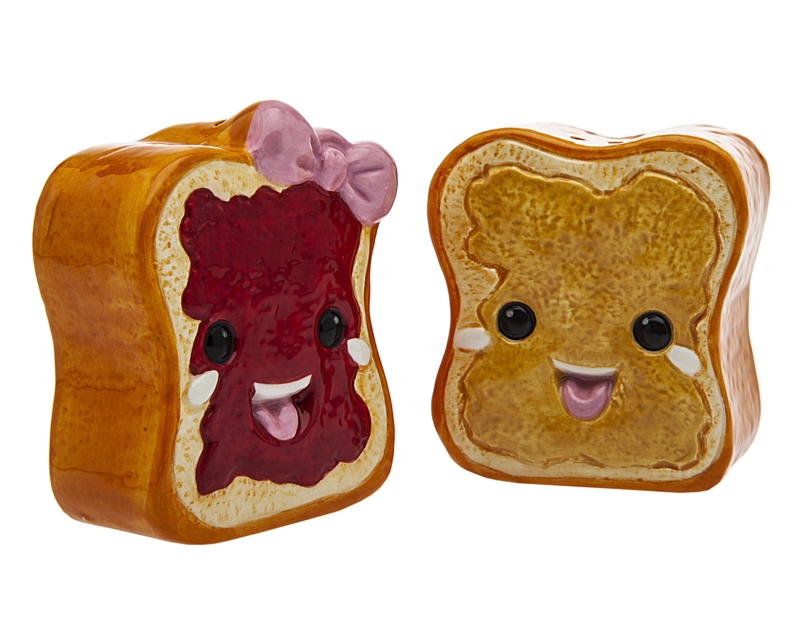 Little Shakies Peanut Butter and Jelly Salt and Pepper Shaker Set