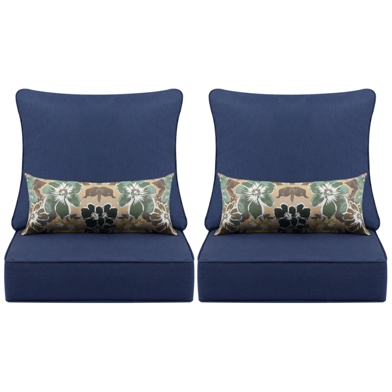 Lucy Outdoor 5.1'' Sofa Cushion (Set of 2)