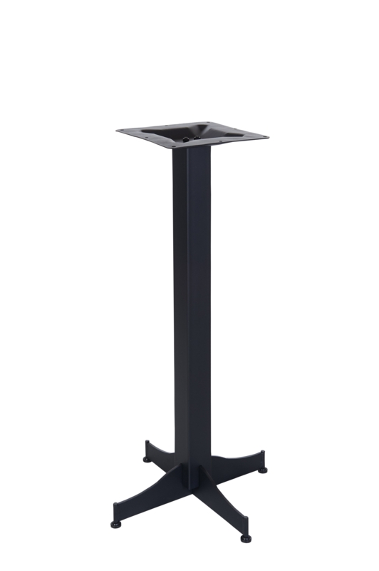 Luna 20x20" Cross Table Base, Bar Height