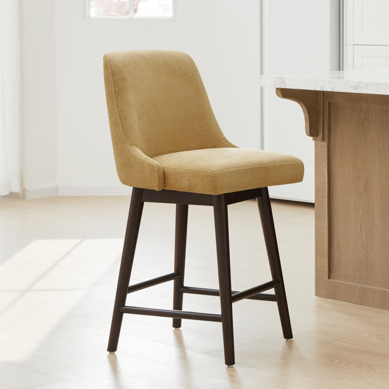Luong 26'' Swivel Counter Stool