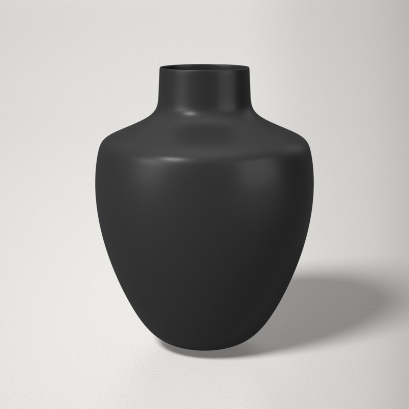 Mable Glass Table Vase