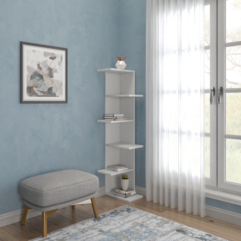 Maegan Corner Bookcase