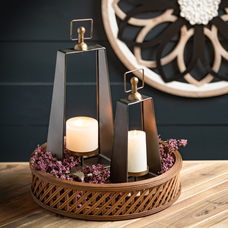 Metal Tabletop Lantern