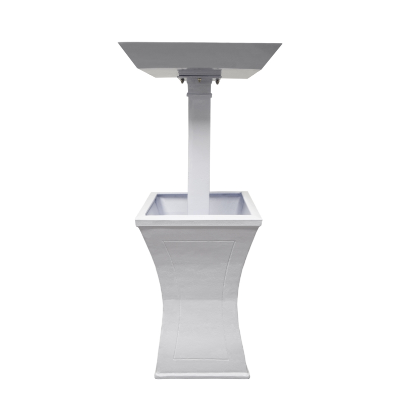 Metal Tiered Birdbath