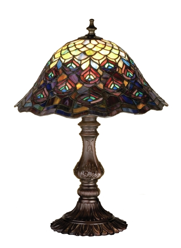 Meyda Tiffany & Stained Glass Metal Novelty Lamp