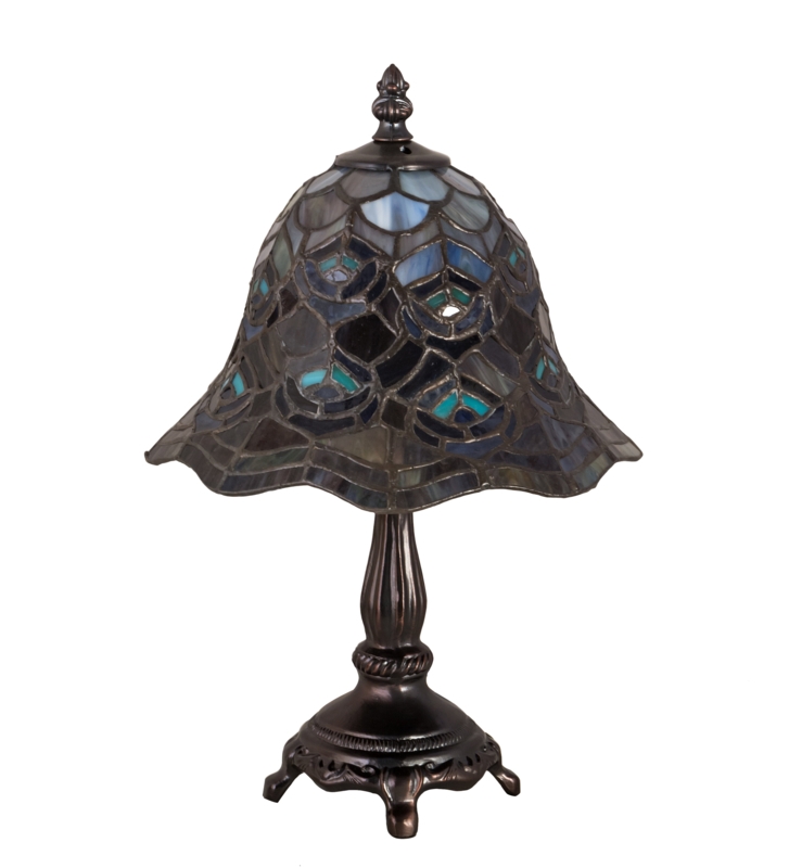Meyda Tiffany & Stained Glass Metal Table Lamp