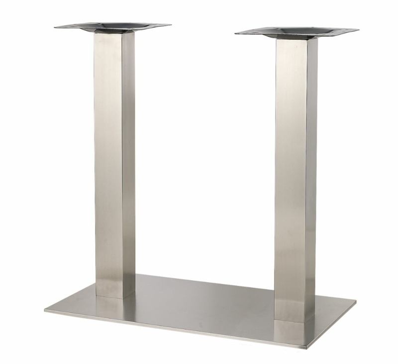 Modern & Contemporary 28'' 27.5'' w Stainless Steel Rectangular Table Base