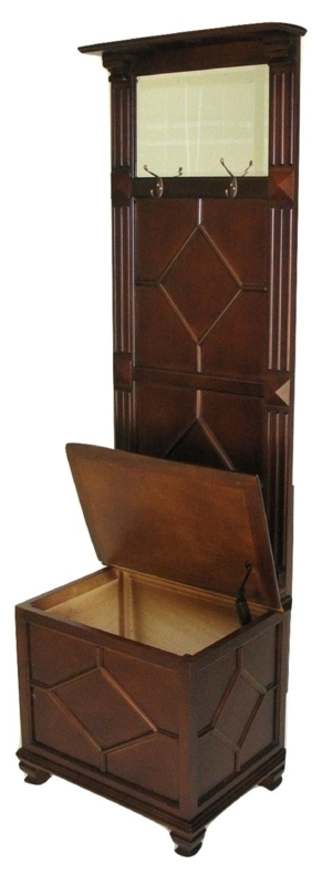 Mossman Hall Tree 21.5'' Wide with Bench