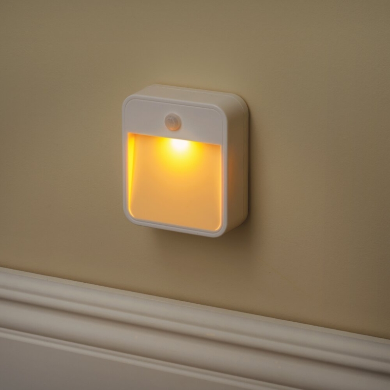 Motion LED Sensing Sleep Friendly Security Stick Anywhere Night Light (Set of 3)