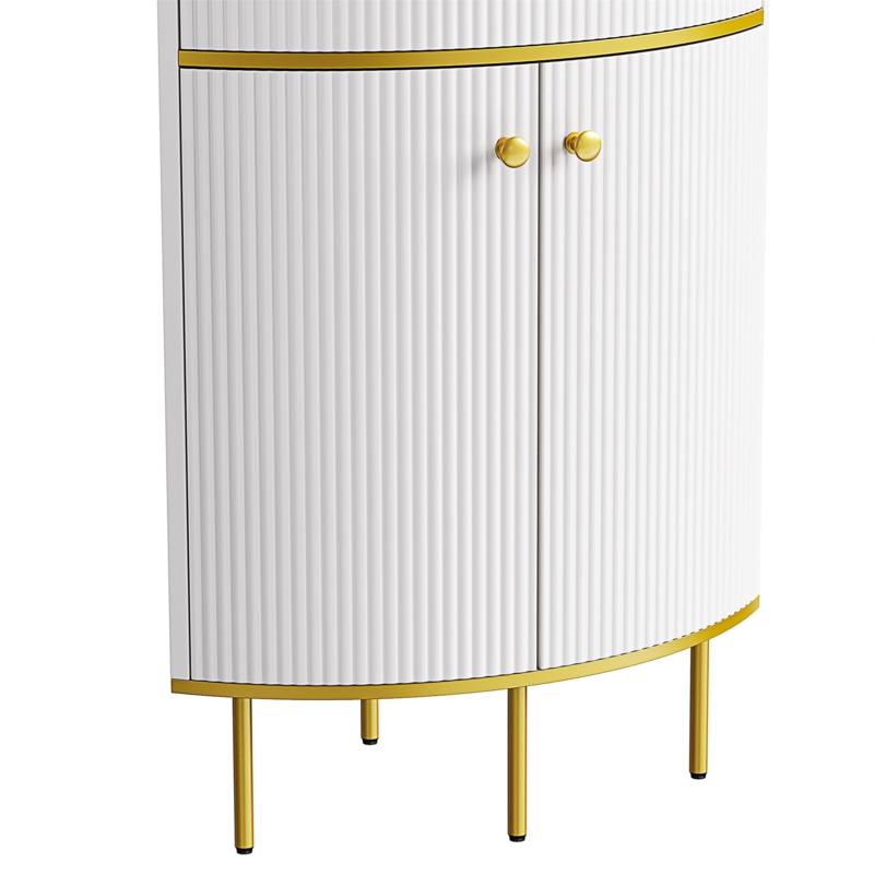 Mulson Corner Storage Bookcase