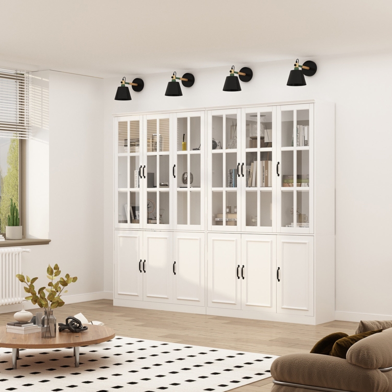 Musarrat 94.4'' Wide 20 - Shelf Storage Cabinet