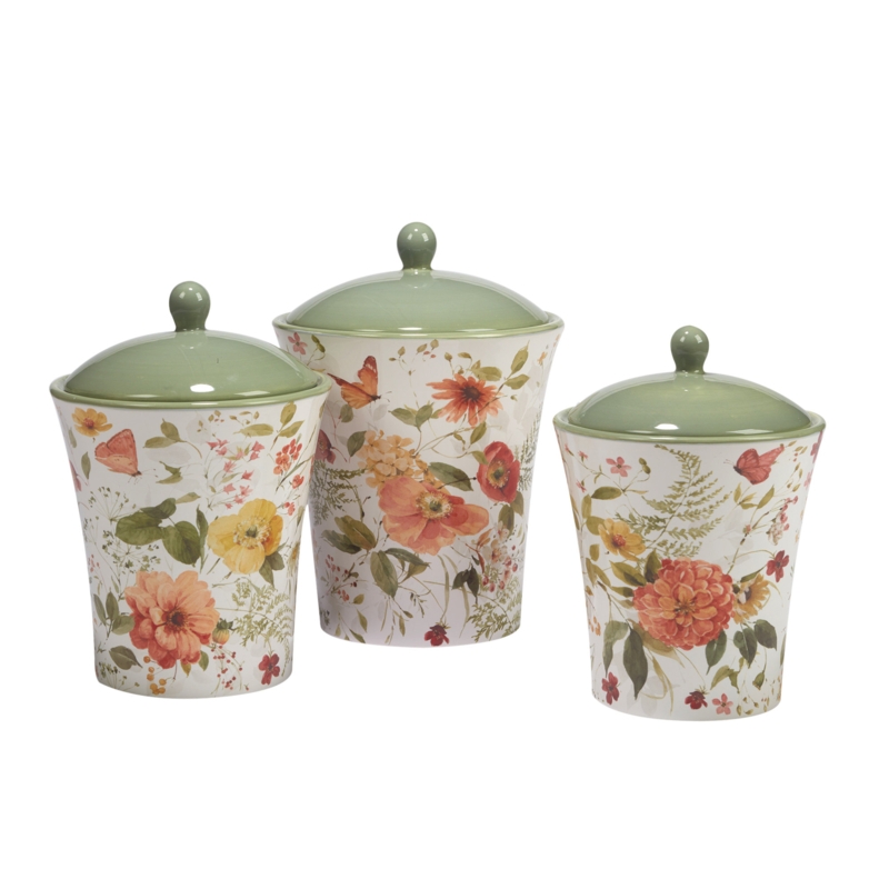 Nature's Song Canister Set 3 Pc. 54, 72, 104 Oz.