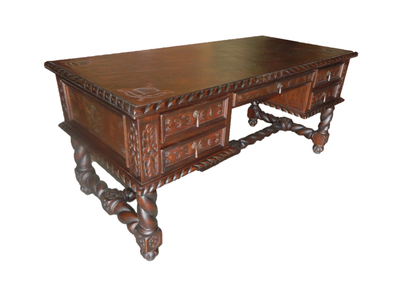 Navarette Solid Wood Base Executive Desk