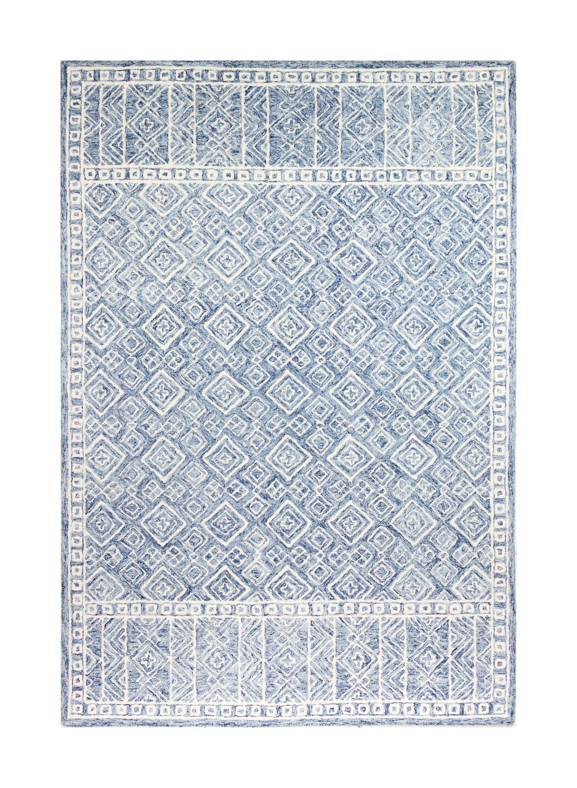 Nevin Rug - Color: Blue; Size: 5' x 7'6"