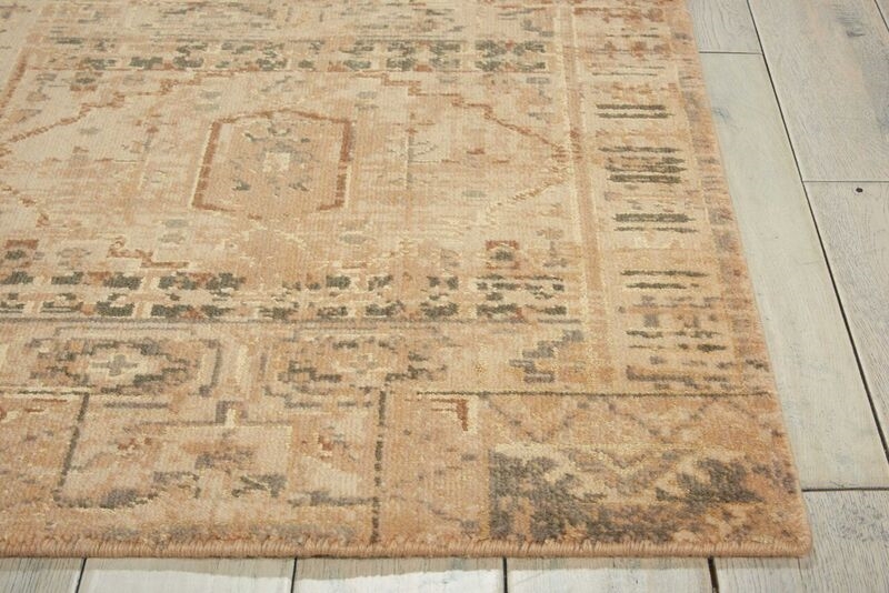 Nourison Silk Elements SKE13 Beige Rug - 2'3x3'0 - Rectangular