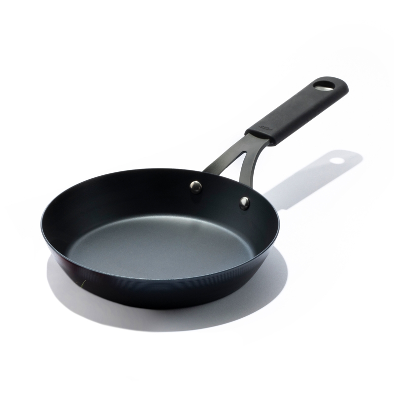 OXO Obsidian Pre-Seasoned Carbon Steel 10" Open Frypan