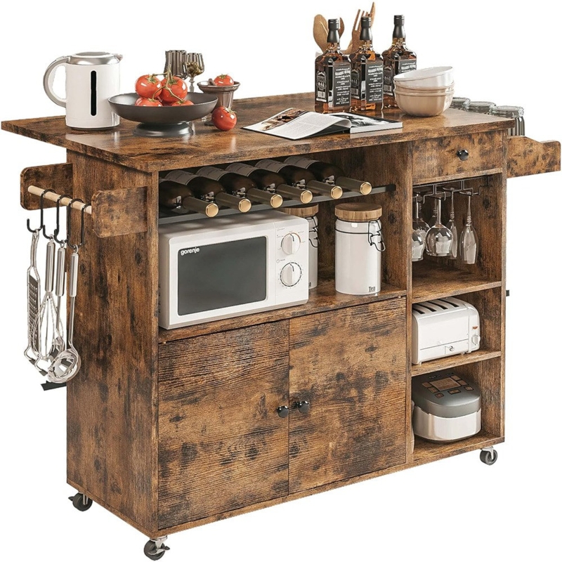 Pantego Wood Kitchen Island