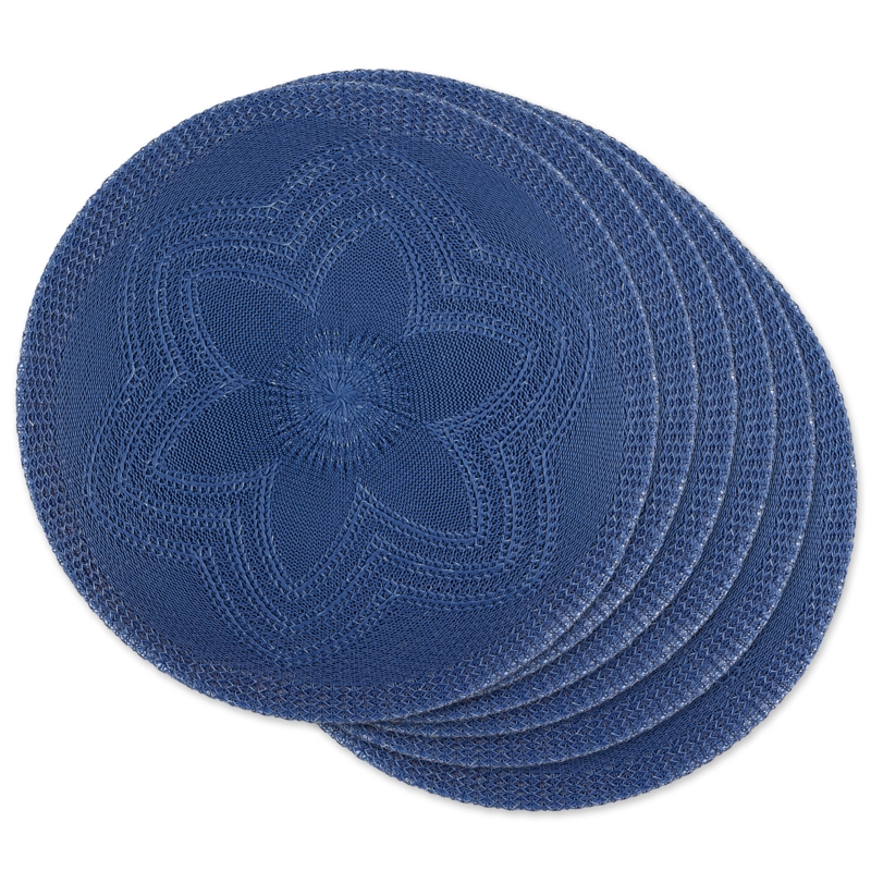 Peasely Floral Round Placemat