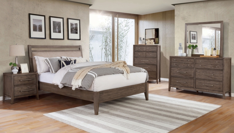 Pollyanna Platform Solid Wood Confingurable Bedroom Set