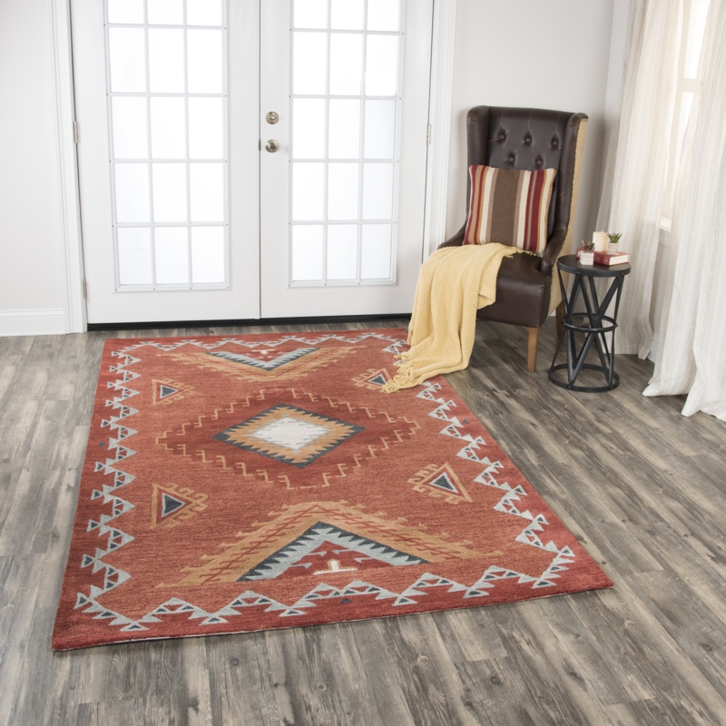 Potts Hand Tufted Southwestern Rug