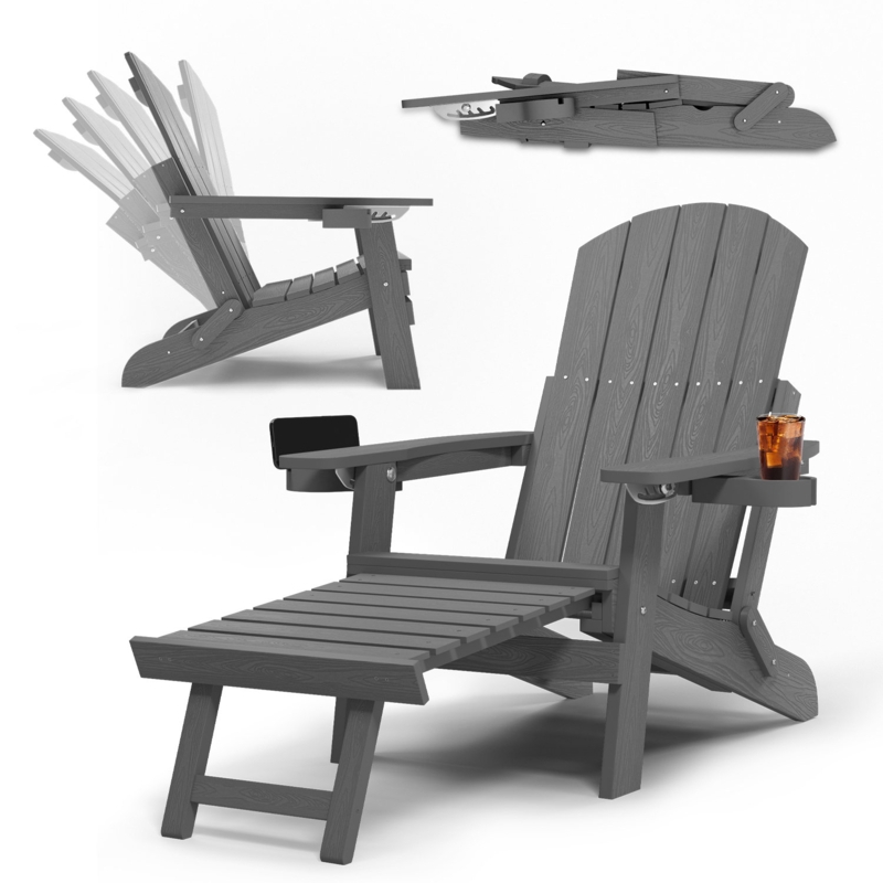 Proctorsville Foldable Outdoor Adirondack Chair