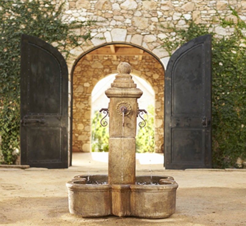 Provence Plaza Cast Stone Fountain