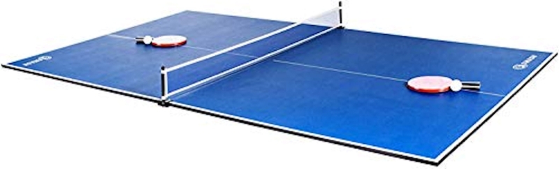RACK Virgo 1/2" Thick Table Tennis Conversion Top Billiard/Pool Table (Blue)