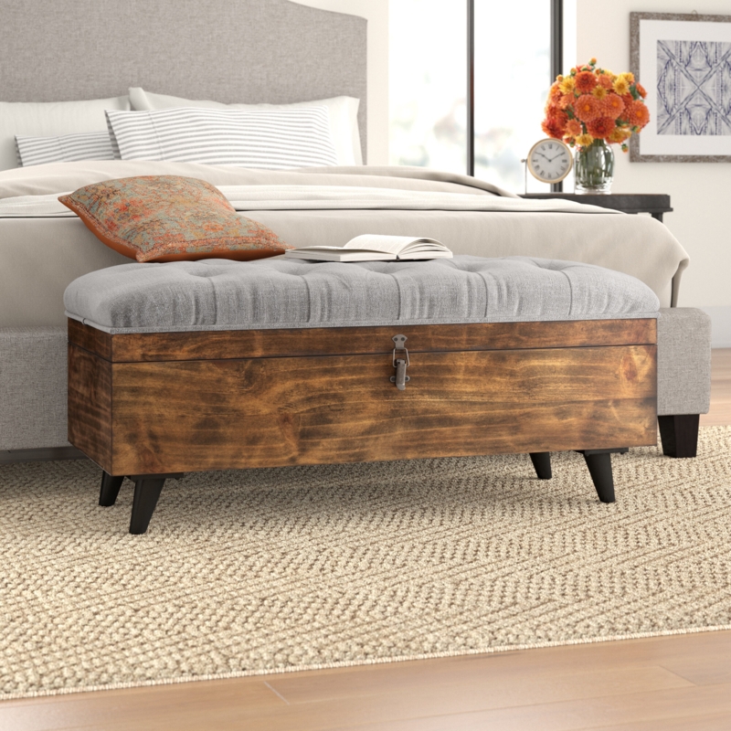 Raihaan Upholstered Storage Ottoman