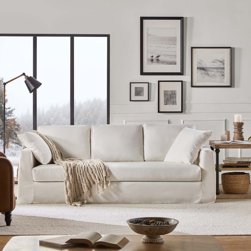 Reinoso 85" Slipcovered Sofa